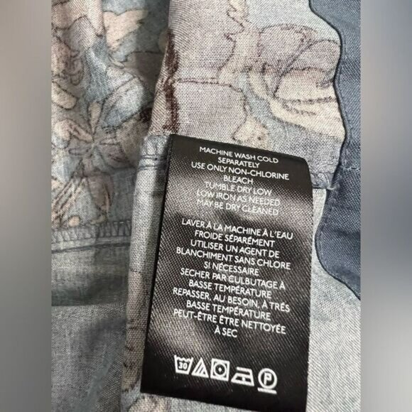 FREE PEOPLE Laters Baby Midi Dress in Storm blue and brown Combo Size Small - Picture 12 of 12